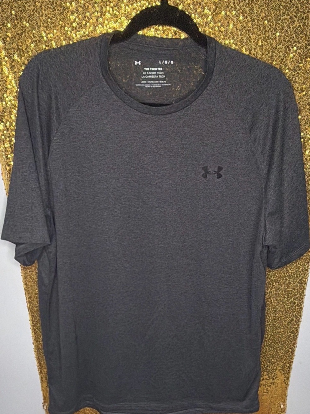 Under Armour Men’s Short Sleeve Tech Tee - Dark Charcoal
